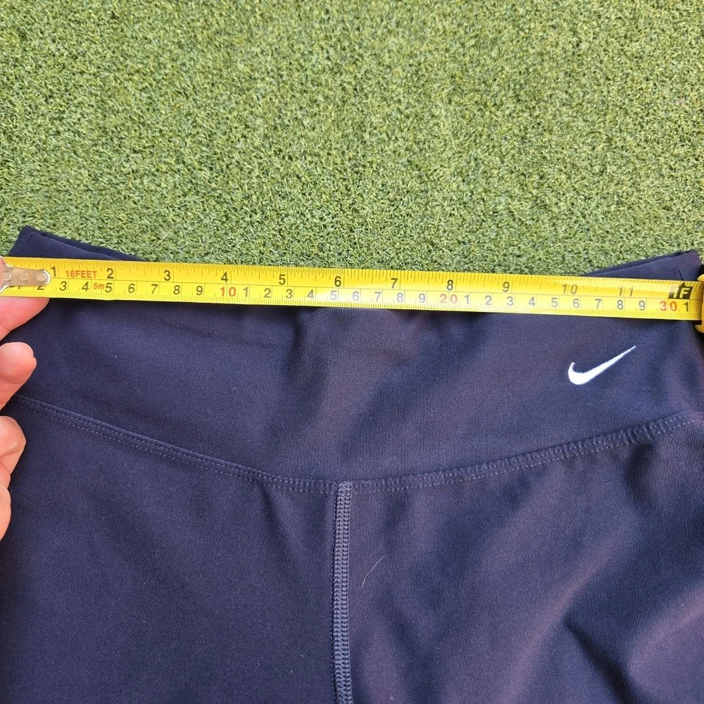 Nike Dry-Fit Women's Flared Leggings Navy Blue Size S - Picture 10 of 12
